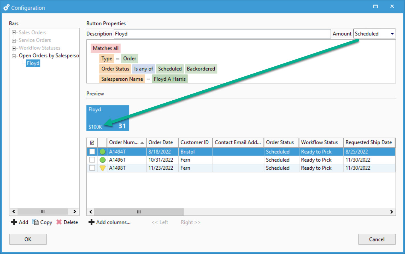Creating custom buttons in Manager Windows.