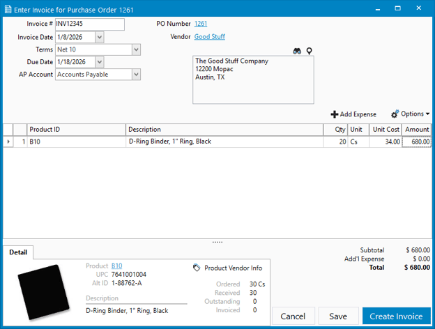 ConsignmentPOInvoice