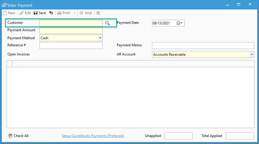 Applying One Payment Across Multiple Invoices.