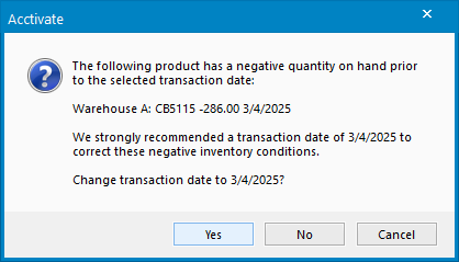 NegativeInventory