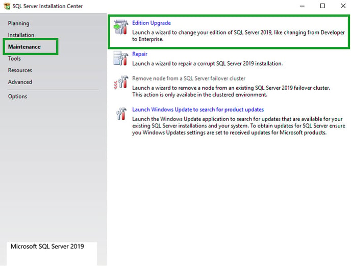 Upgrading to Microsoft SQL Standard from a 64-bit instance of SQL Express.