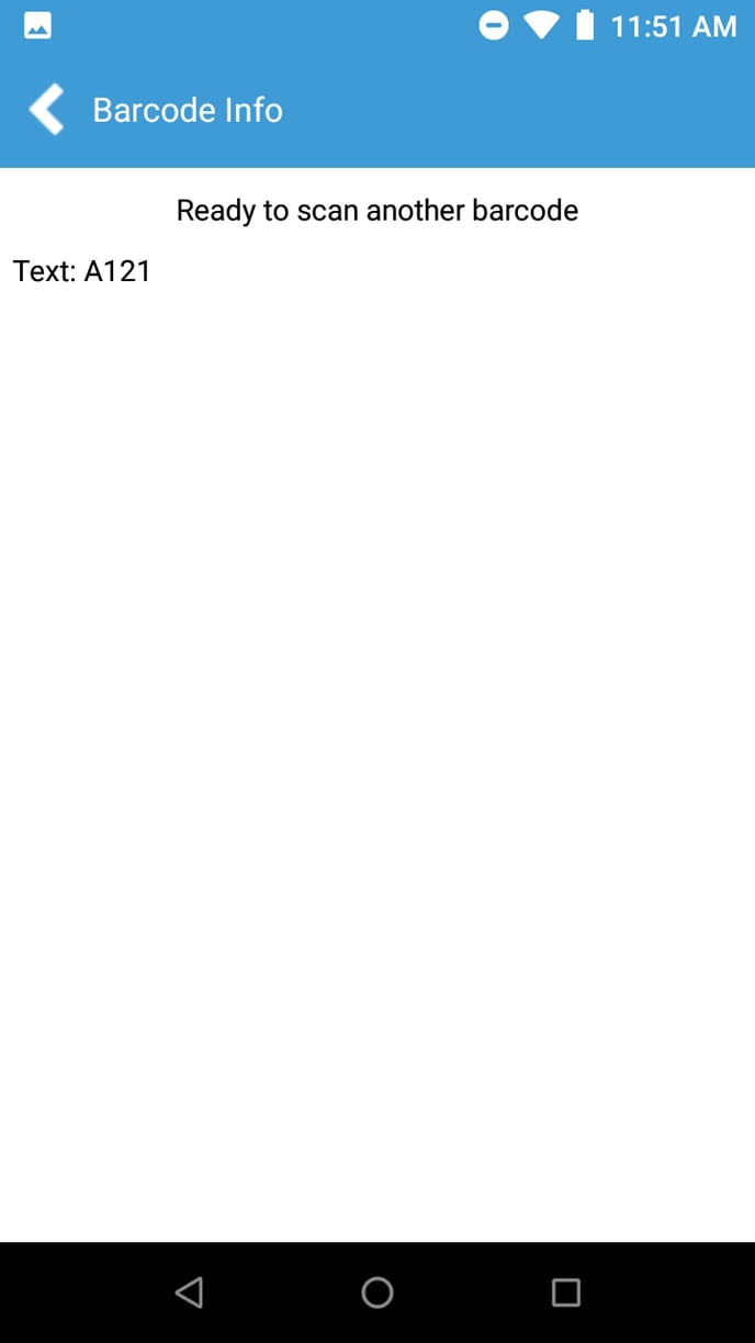 Testing barcodes for use in Acctivate Mobile.