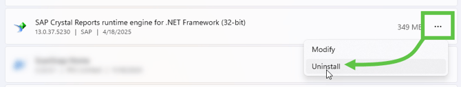 UninstallCrystalRuntime
