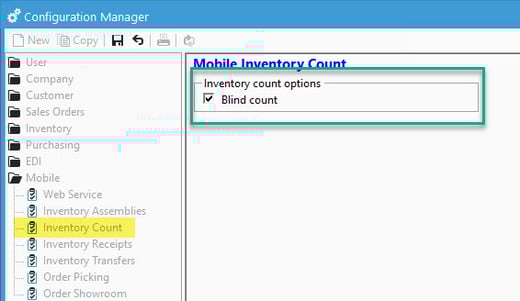 blind count option