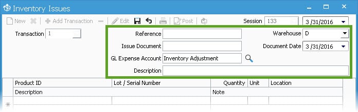 Inventory-Issue-Header