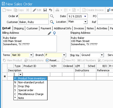 What To Know About Sales Order Line Types